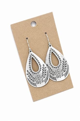 Sundance Dreams Floral Teardrop Earrings