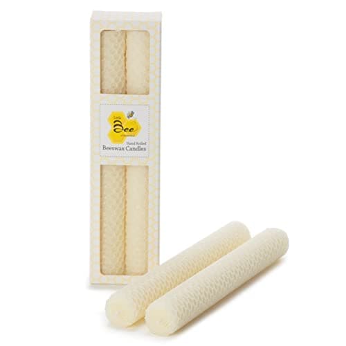 Handmade beeswax candles
