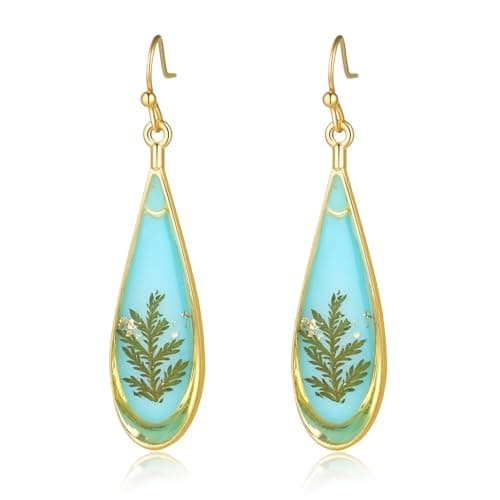 Hefestus Pressed Flower Earrings