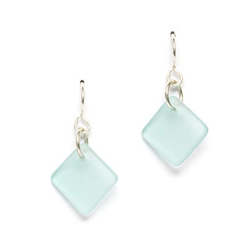 EcoSeaCo Sea Glass Dangle Earrings