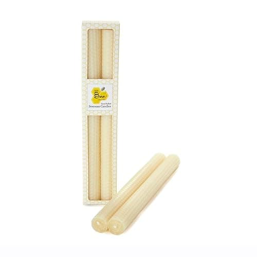 Handmade beeswax candles