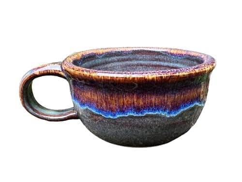 Handmade Stoneware Soup Mug, 12 oz