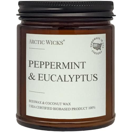 Arctic Wicks Peppermint and Eucalyptus Candle