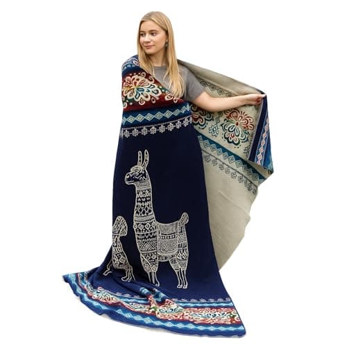 Knit blankets and throws