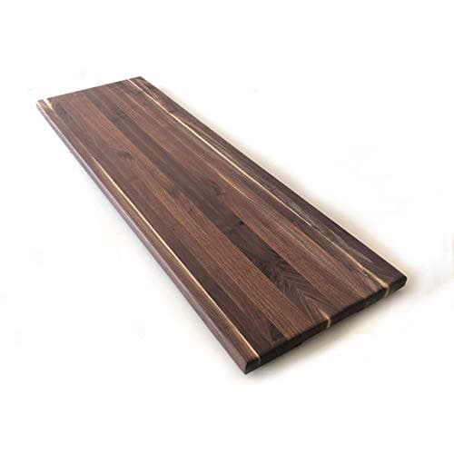 Extra-Large Black Walnut Edge Grain Board, 40 in, with Handles