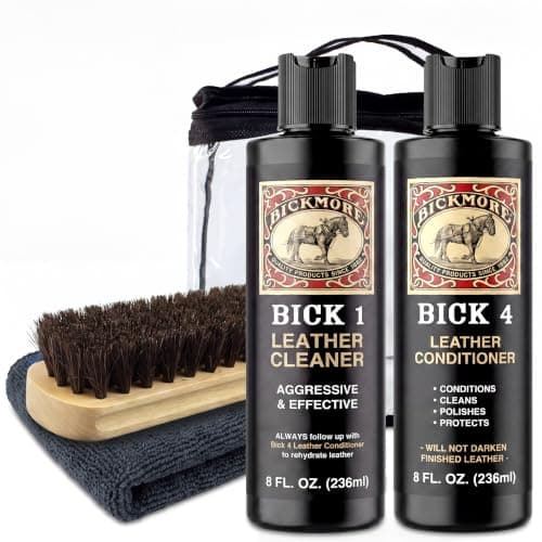 Bickmore Leather Care Kit — Bick 1, Bick 4, Brush and Cloth