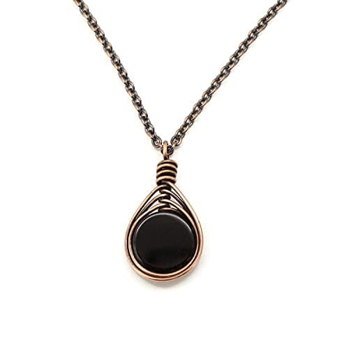 Pillar of Salt Studio Black Onyx Copper Necklace