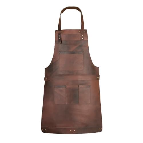 Leathershire Full Grain Grill Apron