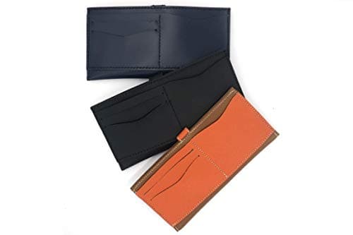 Handmade Leather Clutch Wallet with Phone Pocket