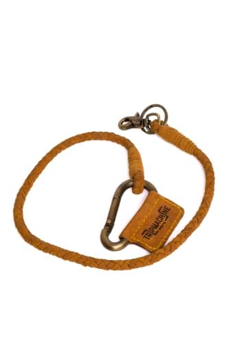 Trip Machine Braided Leather Key Holder