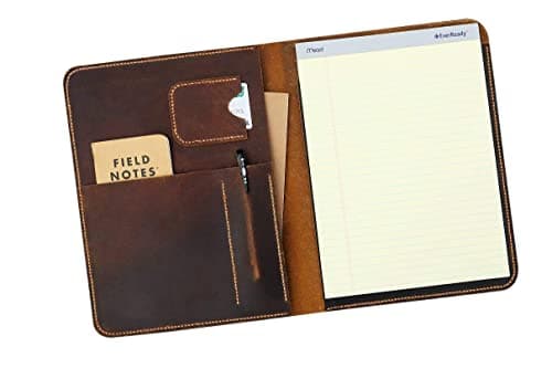 Distressed Leather A4 and Legal Pad Portfolio
