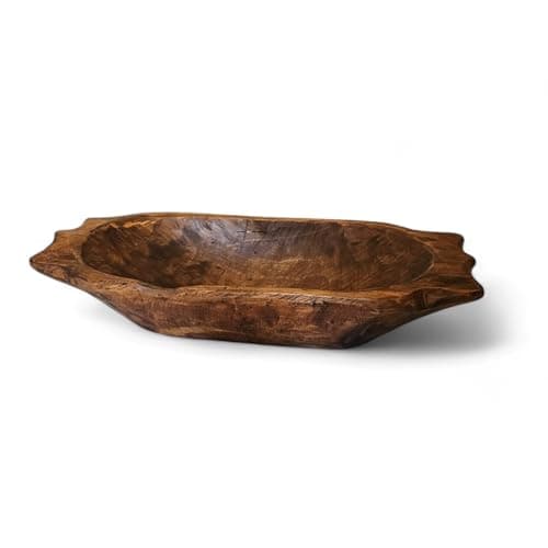 Wooden bowls and dough bowls