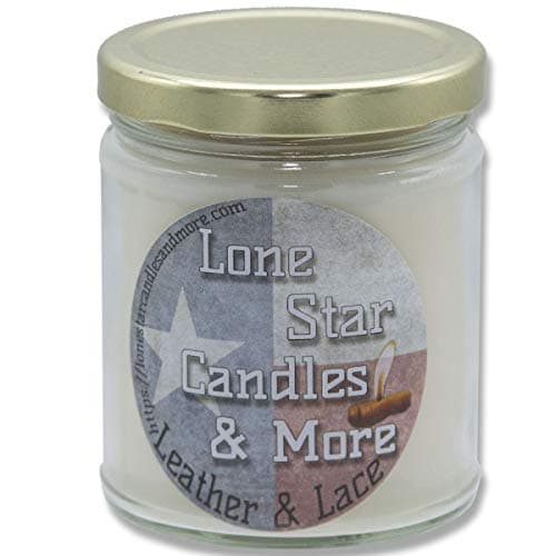Lone Star Candles Leather & Lace, 9 oz Jar