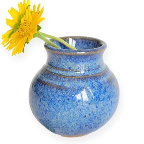 Handmade Blue Mini Keepsake Vase