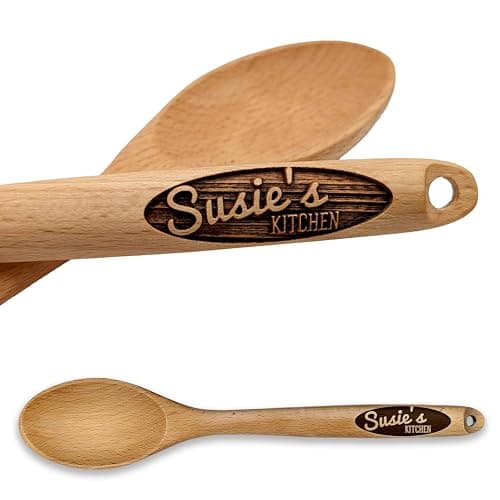 Engraved Wooden Spoon with Custom Message