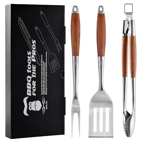 GRILAZ Rosewood-Handled Grill Tools