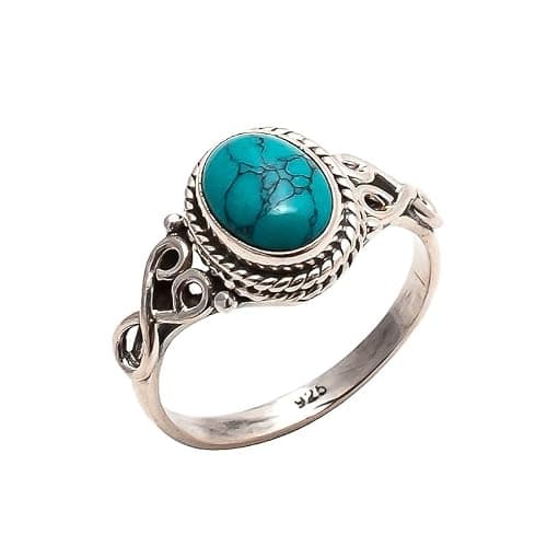 Avicrafts Turquoise Stone Statement Ring