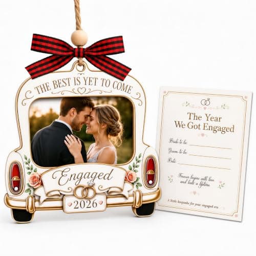 Personalized Engagement Ornament